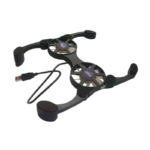 Kipas Laptop Lipat Ace Cooling Fan Tipe Kepiting 2 LED Gaming Praktis - Image 2