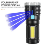 Senter L 822 Lampu Penerangan Jarak Jauh Rechargeable Flashlight - Image 6