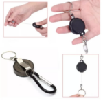 Gantungan Kunci Adjustable Pengait Carabiner Retractable Keychain - Image 6