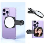 Cermin Selfie Swafoto Kamera belakang Hp Ponsel Klip Reflektif - Image 4