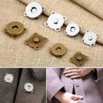 Kancing Magnet Jahit Tas Dompet Desain Klasik Fashion Style - Silver - Image 6