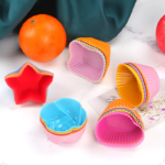 Cetakan Bekal Anak Muffin Silikon Partisi Sekat Hiasan Bento silikon - Muffin - Image 8
