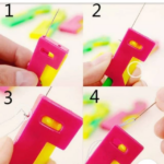 Alat Bantu Memasukan Benang ke Jarum Mata Nenek Plastik Needle Threader - Image 4