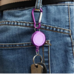 Gantungan Kunci Adjustable Pengait Carabiner Retractable Keychain - Image 4