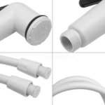Kepala Semprot Bidet Shower Set Selang Air Fleksibel Tekanan Kuat - Image 5