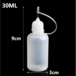 Botol Jarum Aplikator Tetes Mini Tempat Saos Bento Dekor Hias Makanan - 30ml - Image 3