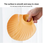 Piring Plastik Model Kerang 2in1 Sekat Pemisah Saos Wadah Snack - Image 4