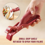 Penjepit Panci Piring 2 PCS Alat Dapur Multifungsi Anti Panas Kuat - Image 7