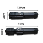 Senter Flashlight swat LED Zoom 4 Mode Senter LED Mini Senter Cas LED - Image 4