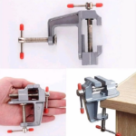 Klem Meja Mini Vise Clamp Catok Alumunium Penjepit Benda Kreatif - Image 2