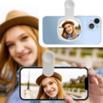 Cermin Selfie Swafoto Kamera belakang Hp Ponsel Klip Reflektif - Image 3