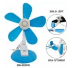 Kipas Angin Jepit Mini Clamp Wall Desk Fan All in One Fleksibel - Image 4