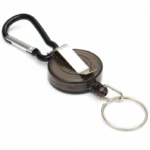 Gantungan Kunci Adjustable Pengait Carabiner Retractable Keychain - Image 3
