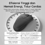 Mouse Wireless Nirkabel Slim Slim Kompatibel Tanpa Kabel Universal - Image 5