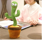 Mainan Boneka Kaktus Goyang Joget Lampu Hadiah Ulang Tahun Anak - Image 2
