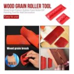 Alat Pembuat Motif Kayu Pattern Wood Graining Rubber Kuas Karet