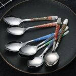 Sendok Stainless Batik 12pcs Peralatan Makan Motif Tradisional Elegan - Batik