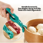 Penjepit Panci Piring 2 PCS Alat Dapur Multifungsi Anti Panas Kuat - Image 5