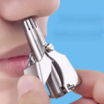 Pemangkas Alat Cukur Bulu Rambut Hidung Otomatis Stainless Steel - Image 7