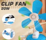 Kipas Angin Jepit Mini Clamp Wall Desk Fan All in One Fleksibel - Image 7