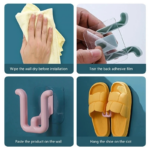 Gantungan Cantelan Tempel Dinding Tembok Hook 2 Slot Serbaguna - Image 3