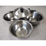Baskom Panci Mangkok Wadah Kobokan Tutup Stainless Steel Multifungsi - 20 Cm - Image 7