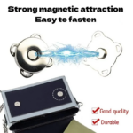 Kancing Magnet Jahit Tas Dompet Desain Klasik Fashion Style - Silver - Image 4
